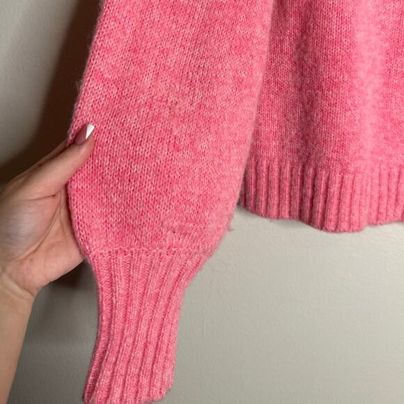 Xirena Dillan Sweater Light Pink Soft Knit Pullover Crewneck Luxe Wool Blend S - Picture 5 of 7